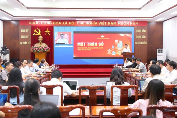 Ứng dụng công nghệ số để MTTQ Việt Nam, các tổ chức chính trị -xã hội đến gần dân, sẵn sàng phục vụ dân