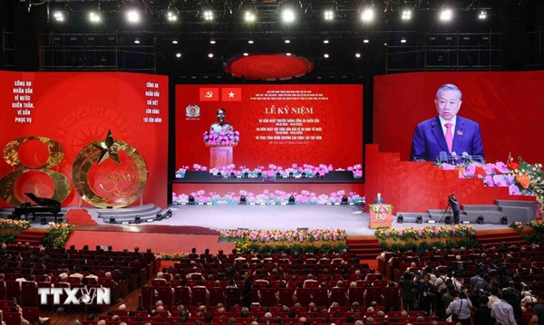 Diễn văn của Tổng Bí thư Tô Lâm tại Lễ kỷ niệm 80 năm Ngày truyền thống Công an nhân dân