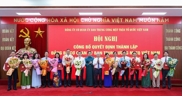 Hướng tới Đại hội đại biểu Đảng bộ Cơ quan Ủy ban Trung ương MTTQ Việt Nam lần thứ I, nhiệm kỳ 2025-2030