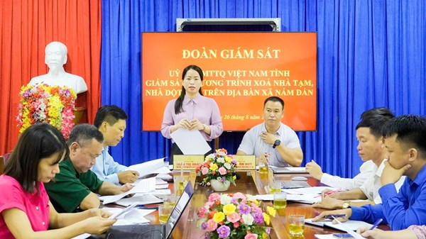 Tuyên Quang: Giám sát việc triển khai thực hiện Chương trình xóa nhà tạm, nhà dột nát trên địa bàn tỉnh Đợt 2 năm 2025