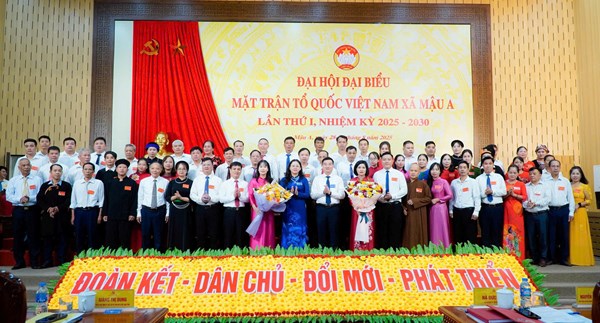 Lào Cai: Đại hội đại biểu Mặt trận Tổ quốc Việt Nam xã Mậu A lần thứ I, nhiệm kỳ 2025 - 2030 thành công tốt đẹp