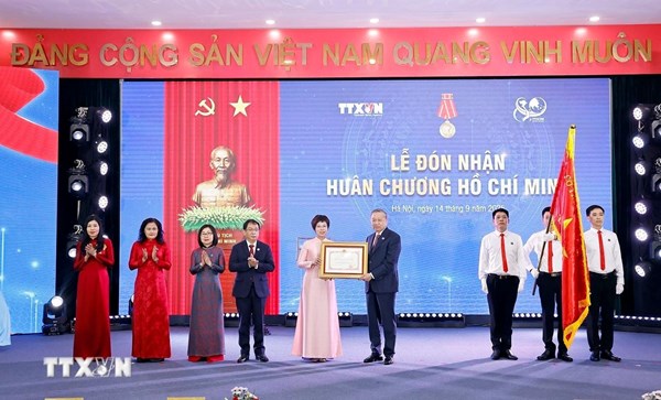 Tổng Bí thư Tô Lâm: Thông tấn xã Việt Nam tiếp tục khẳng định vai trò là cơ quan thông tin chiến lược, tin cậy của Đảng và Nhà nước