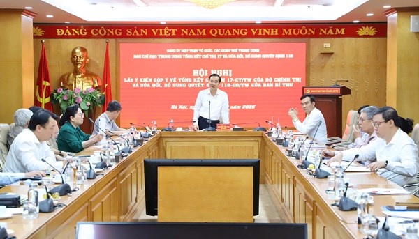 Sửa đổi, bổ sung Quyết định 118/QĐ-TW để đáp ứng sự lãnh đạo, chỉ đạo của Đảng đối với các hội quần chúng trong giai đoạn hiện nay