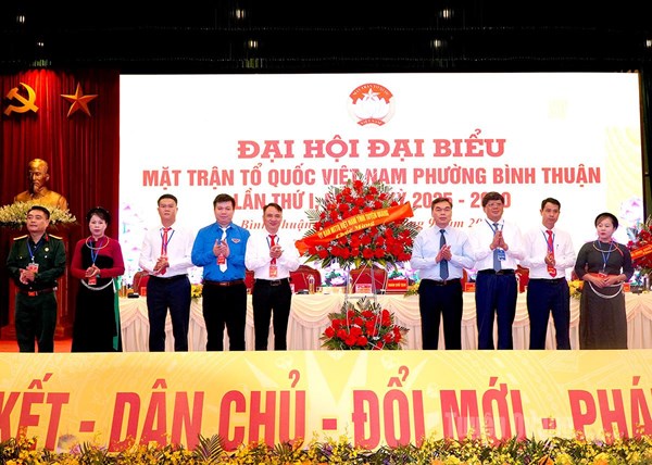 Tuyên Quang: MTTQ Việt Nam phường Bình Thuận tổ chức thành công Đại hội lần thứ I, nhiệm kỳ 2025 - 2030