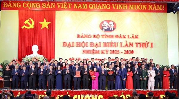 Đại hội đại biểu Đảng bộ tỉnh Đắk Lắk: Đồng chí Nguyễn Đình Trung được chỉ định giữ chức Bí thư Tỉnh ủy Đắk Lắk nhiệm kỳ 2025 - 2030