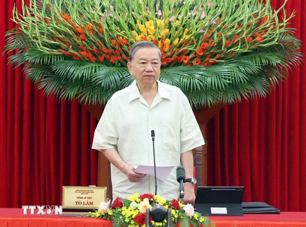 Thông báo Kết luận của Tổng Bí thư tại Hội nghị sơ kết thực hiện Nghị quyết số 57-NQ/TW