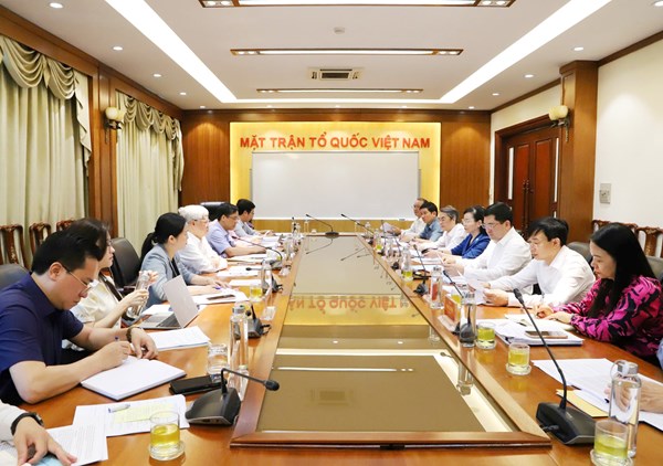 Chủ tịch Đỗ Văn Chiến cho ý kiến nội dung Đại hội đại biểu MTTQ Việt Nam tỉnh Bắc Ninh lần thứ I, nhiệm kỳ 2025-2030
