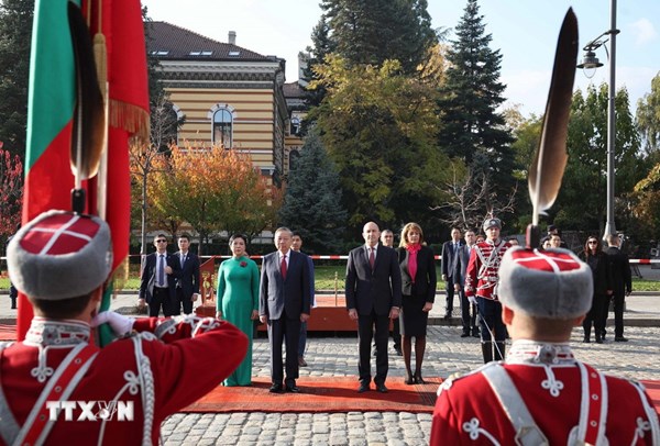 Lễ đón Tổng Bí thư Tô Lâm và Phu nhân thăm chính thức Bulgaria