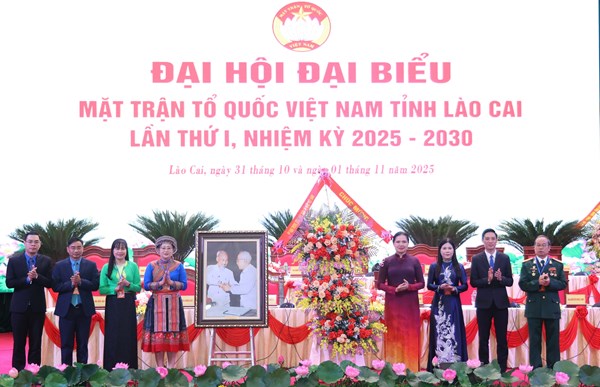 Phó Chủ tịch Hà Thị Nga dự Đại hội đại biểu MTTQ Việt Nam tỉnh Lào Cai lần thứ I, nhiệm kỳ 2025 – 2030