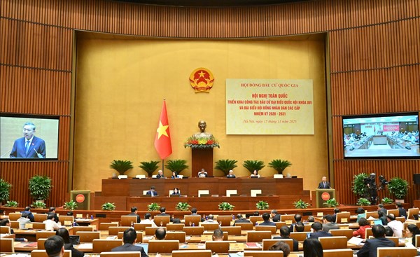 Tổng Bí thư Tô Lâm nhấn mạnh 5 vấn đề trọng tâm cần quán triệt để cuộc bầu cử thành công 