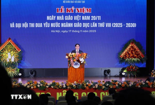 Chủ tịch nước dự Lễ kỷ niệm Ngày Nhà giáo Việt Nam và Đại hội Thi đua yêu nước ngành giáo dục lần thứ VIII