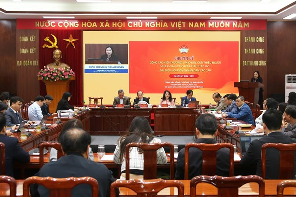 Những nội dung quan trọng trong triển khai công tác bầu cử đối với cán bộ MTTQ Việt Nam các cấp