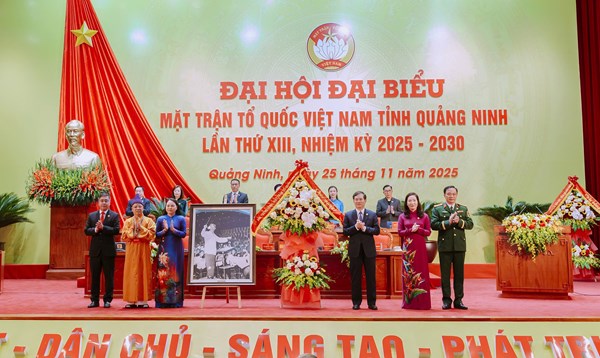 Phó Chủ tịch - Tổng Thư ký Nguyễn Thị Thu Hà dự Đại hội đại biểu MTTQ Việt Nam tỉnh Quảng Ninh lần thứ XIII, nhiệm kỳ 2025 - 2030
