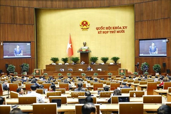 Thông cáo báo chí số 30, Kỳ họp thứ 10, Quốc hội Khóa XV