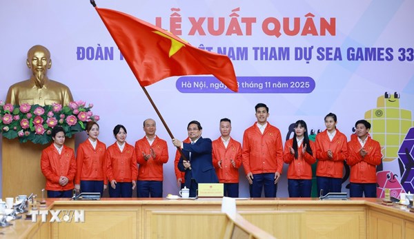 Thủ tướng: Đoàn Việt Nam dự SEA Games 33 phải gắn tinh thần thể thao với tinh thần dân tộc