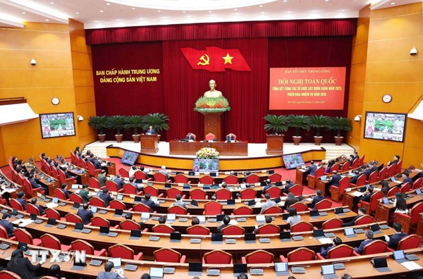 Hội nghị toàn quốc triển khai công tác Tổ chức xây dựng Đảng năm 2026 