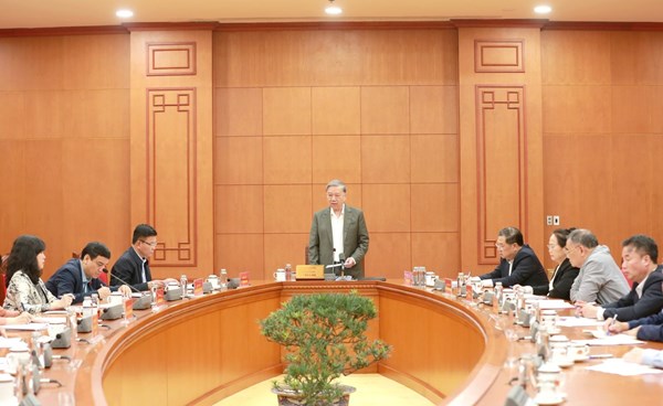 Thông báo kết luận của Tổng Bí thư Tô Lâm tại buổi làm việc về tình hình thực hiện chủ trương, chính sách của Đảng, pháp luật của Nhà nước đối với người khuyết tật