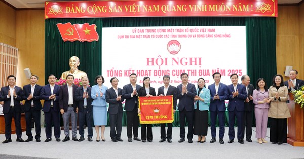 Cụm thi đua các tỉnh Trung du và Đồng bằng Sông Hồng tổng kết công tác Mặt trận năm 2025