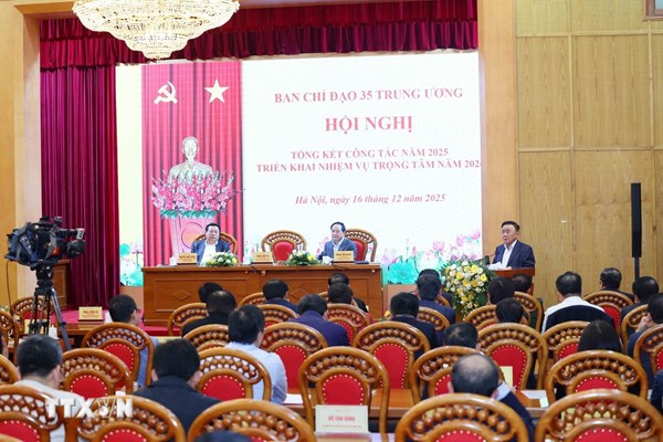 Hội nghị triển khai nhiệm vụ năm 2026 của Ban Chỉ đạo 35 Trung ương 