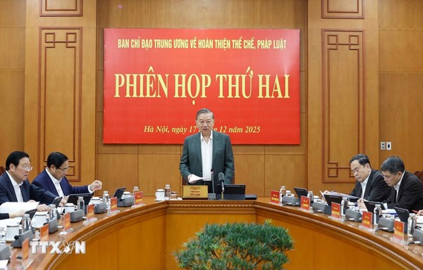 Tổng Bí thư: Tạo hành lang pháp lý thuận lợi nhất để thúc đẩy phát triển đất nước 