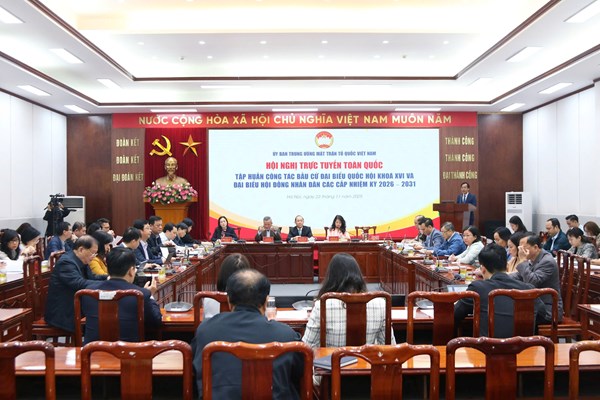 UBTƯ MTTQ Việt Nam ban hành Hướng dẫn về việc Tổ chức hội nghị cử tri nơi cư trú đối với người ứng cử đại biểu Quốc hội và đại biểu HĐND