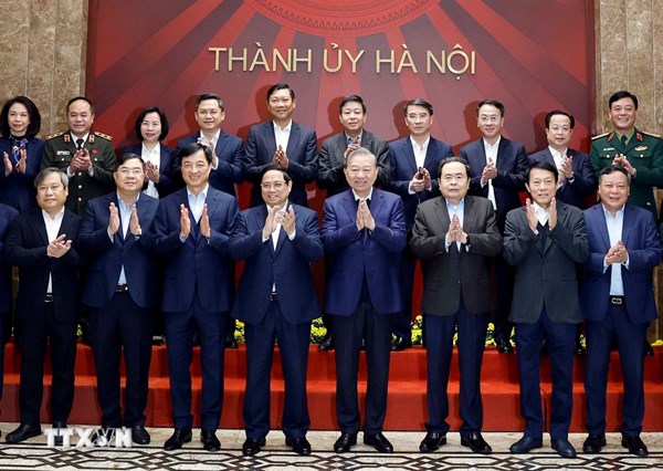 Tổng Bí thư Tô Lâm: Tạo cơ sở pháp lý vượt trội đủ mạnh để Hà Nội phát huy tối đa tiềm năng