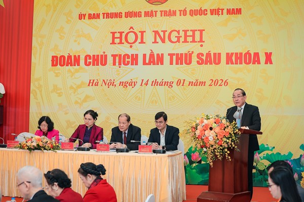 Đoàn Chủ tịch Ủy ban Trung ương MTTQ Việt Nam thống nhất giới thiệu 6 người ứng cử Đại biểu Quốc hội khóa XVI