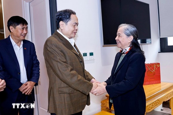 Chủ tịch Quốc hội Trần Thanh Mẫn tri ân các đồng chí nguyên lãnh đạo Đảng, Nhà nước