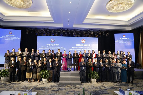 Hội nghị quốc tế xây dựng biên giới Việt Nam – Lào 2026: Hòa bình, hữu nghị, hợp tác cùng phát triển