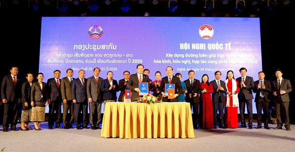 Thông cáo chung của Hội nghị quốc tế về xây dựng đường biên giới Việt Nam - Lào năm 2026