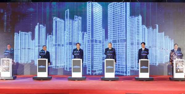 Tổng Bí thư Tô Lâm dự lễ khởi công dự án Khu đô thị đa mục tiêu tại Hà Nội