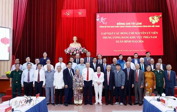 Tổng Bí thư Tô Lâm gặp mặt các nguyên Ủy viên Trung ương Đảng khu vực phía Nam 