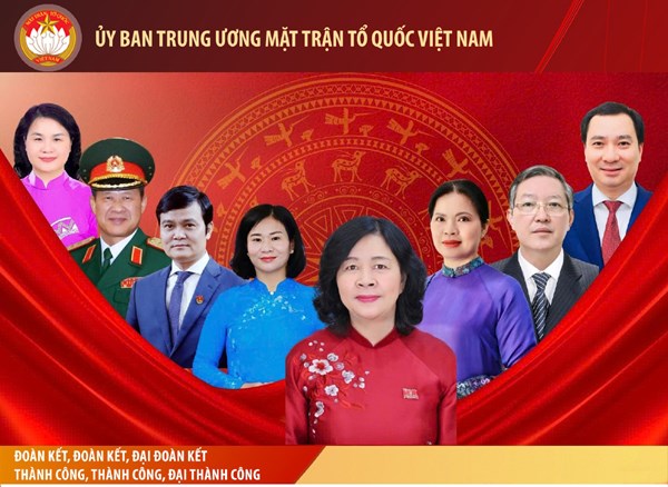 Chủ tịch và các vị Ủy viên Đoàn Chủ tịch Ủy ban Trung ương MTTQ Việt Nam ứng cử đại biểu Quốc hội khoá XVI