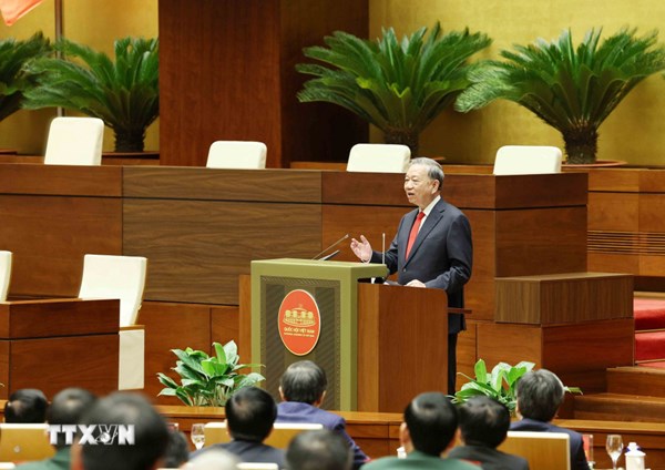 Phát biểu của Tổng Bí thư tại Hội nghị toàn quốc triển khai thực hiện Nghị quyết 79 và Nghị quyết 80