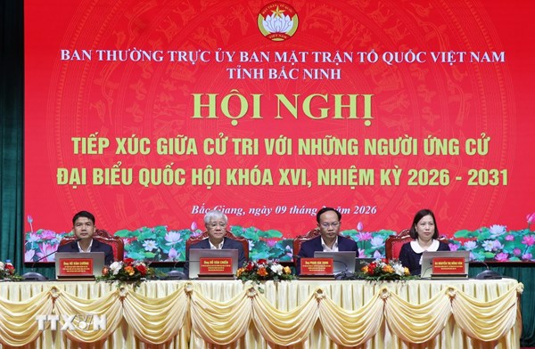 Phó Chủ tịch Thường trực Quốc hội Đỗ Văn Chiến tiếp xúc cử tri tại tỉnh Bắc Ninh 
