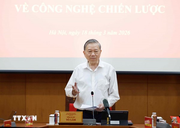 Tổng Bí thư Tô Lâm: Phát triển công nghệ chiến lược là việc không thể chậm trễ 