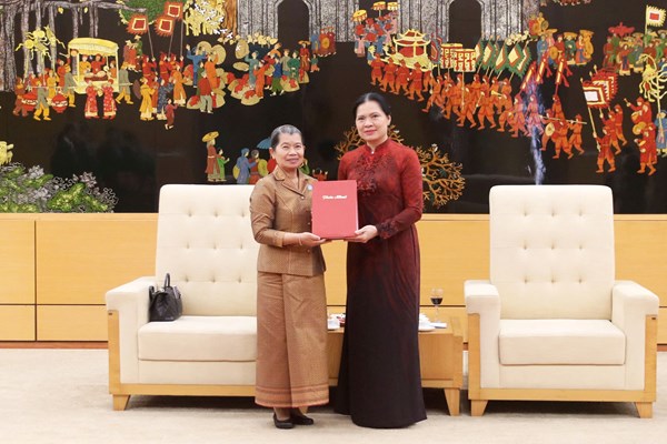 Đoàn đại biểu cấp cao Hội đồng Quốc gia Mặt trận Đoàn kết Phát triển Tổ quốc Campuchia kết thúc tốt đẹp chuyến thăm và làm việc tại Việt Nam