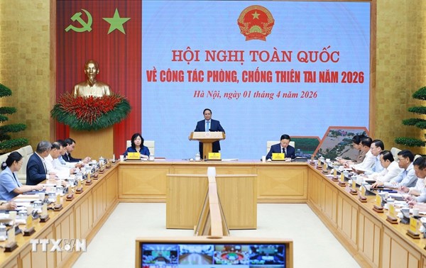 Thủ tướng Phạm Minh Chính chủ trì Hội nghị toàn quốc về phòng chống thiên tai