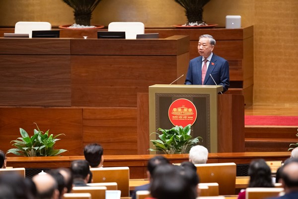 Phát biểu của Tổng Bí thư Tô Lâm tại phiên khai mạc Kỳ họp thứ Nhất, Quốc hội khóa XVI