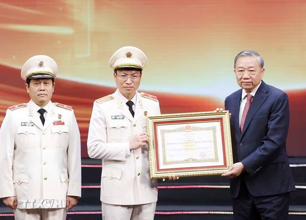 Tổng Bí thư, Chủ tịch nước Tô Lâm dự Lễ kỷ niệm 80 năm Ngày truyền thống lực lượng Tham mưu Công an Nhân dân