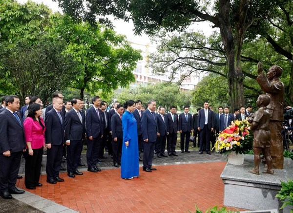 Tổng Bí thư, Chủ tịch nước Tô Lâm thăm di tích Khu học xá Trung ương