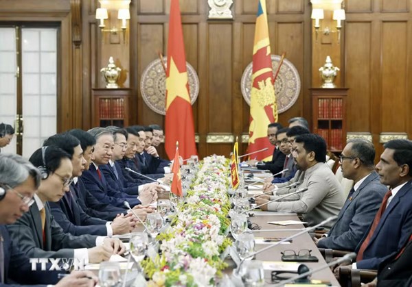 Tổng Bí thư, Chủ tịch nước Tô Lâm hội đàm với Tổng thống Sri Lanka 