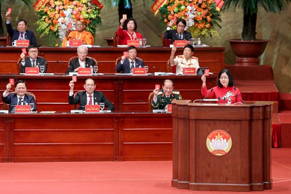 ĐẠI HỘI BIỂU QUYẾT THÔNG QUA SỐ LƯỢNG 405 VỊ THAM GIA ỦY BAN TRUNG ƯƠNG MTTQ VIỆT NAM KHÓA XI, NHIỆM KỲ 2026-2031