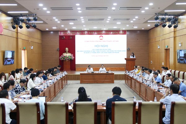 Góp ý hoàn thiện quy định về quản lý thống nhất các hoạt động đối ngoại