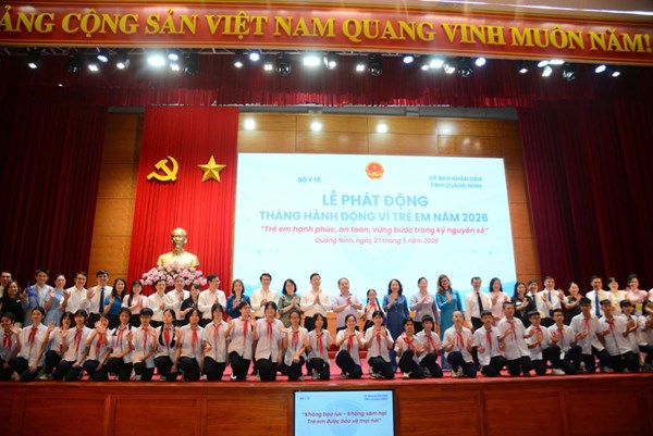 Phó Chủ tịch nước dự Lễ phát động Tháng hành động vì trẻ em năm 2026