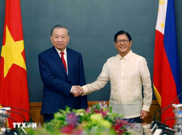 Tổng Bí thư, Chủ tịch nước Tô Lâm hội đàm với Tổng thống Philippines Ferdinand Romualdez Marcos Jr.