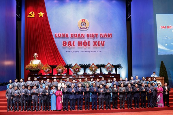 Khai mạc trọng thể Đại hội Công đoàn Việt Nam lần thứ XIV nhiệm kỳ 2026 -2031