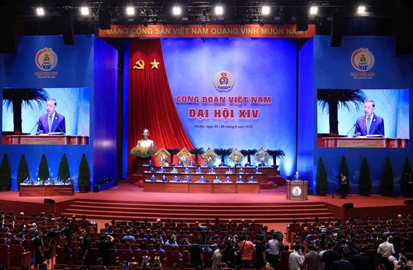 Phát biểu của Tổng Bí thư, Chủ tịch nước Tô Lâm tại Đại hội Công đoàn Việt Nam lần thứ XIV