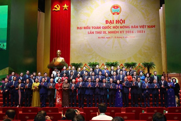 Khai mạc trọng thể Đại hội đại biểu toàn quốc Hội Nông dân Việt Nam lần thứ IX