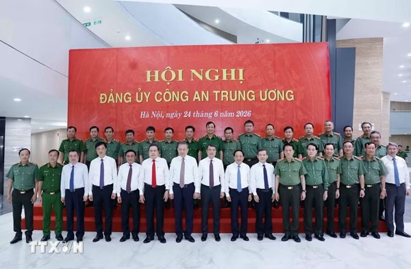 Tổng Bí thư, Chủ tịch nước Tô Lâm dự Hội nghị Đảng ủy Công an Trung ương